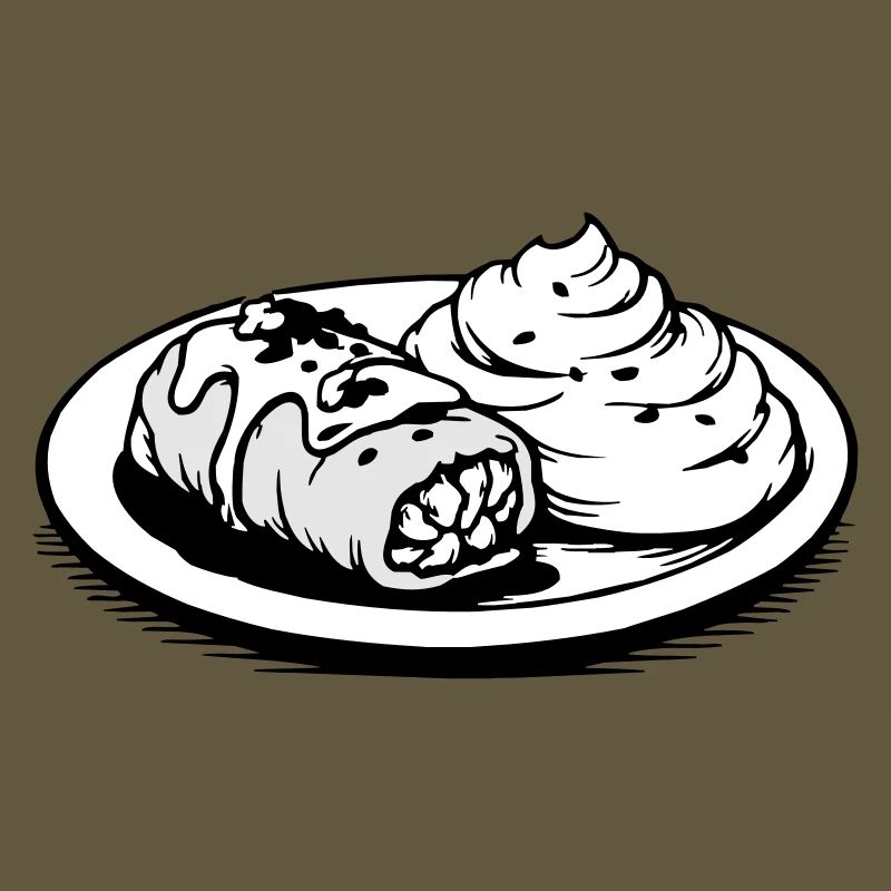 Golubzi cabbage wrap with mashed potatoes