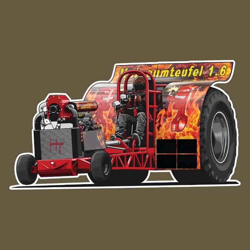 Tractor Pulling // Illustration