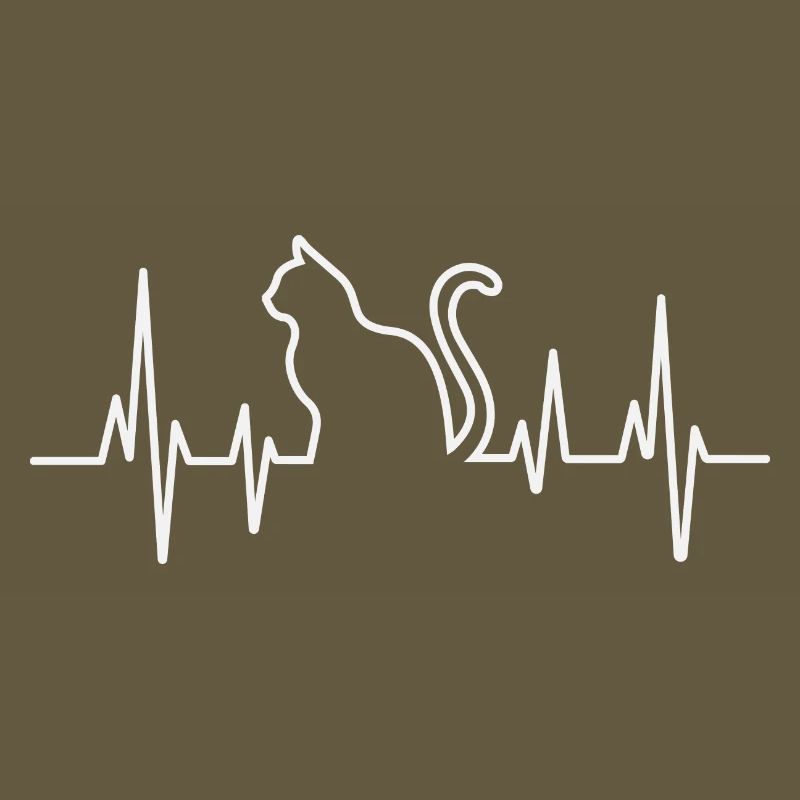 Katzenherz Pullover Design