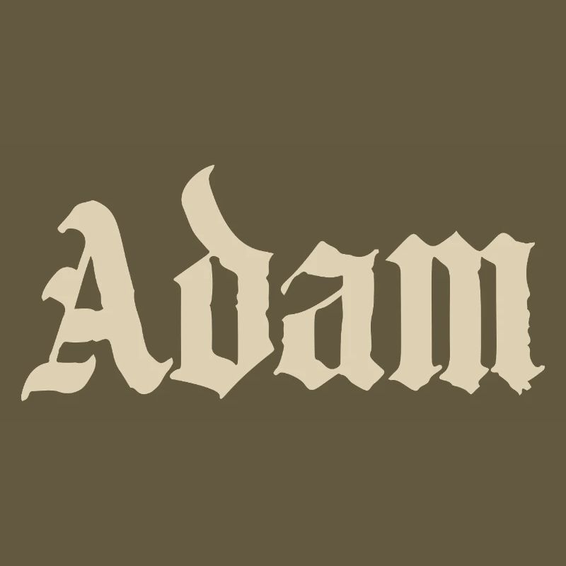 Adam Gothic Script Tee