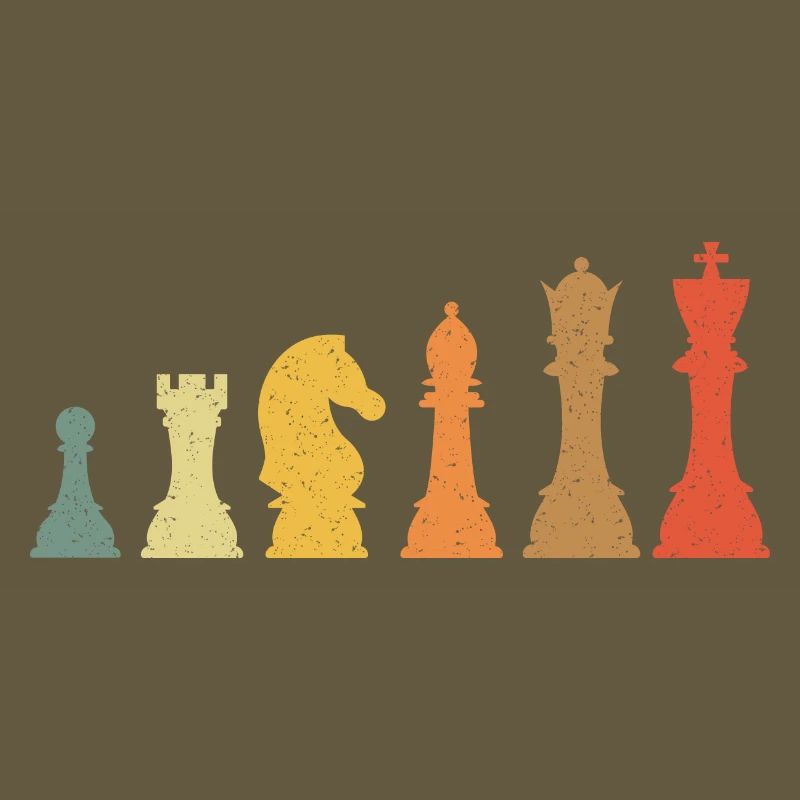 Schach Evolution Vintage Retro