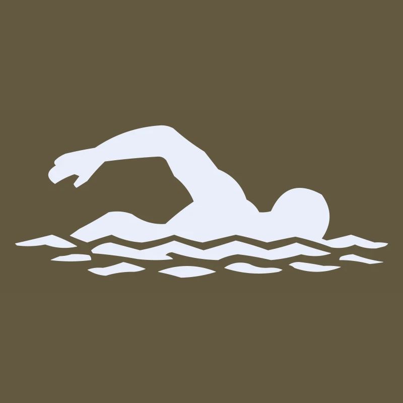 Float silhouette in water
