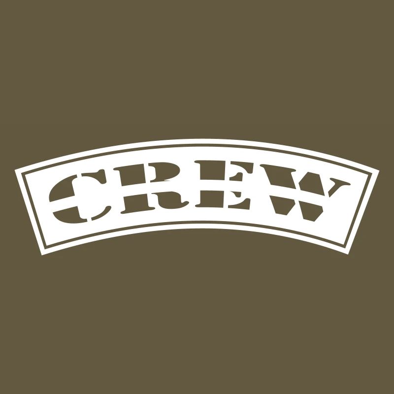 Crew Curved Design Patch