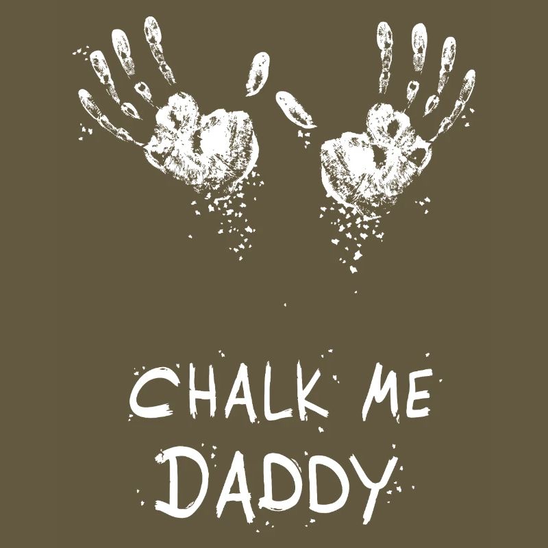 Empreinte de main craie Me Daddy - Bloc / escalade jeu de mots