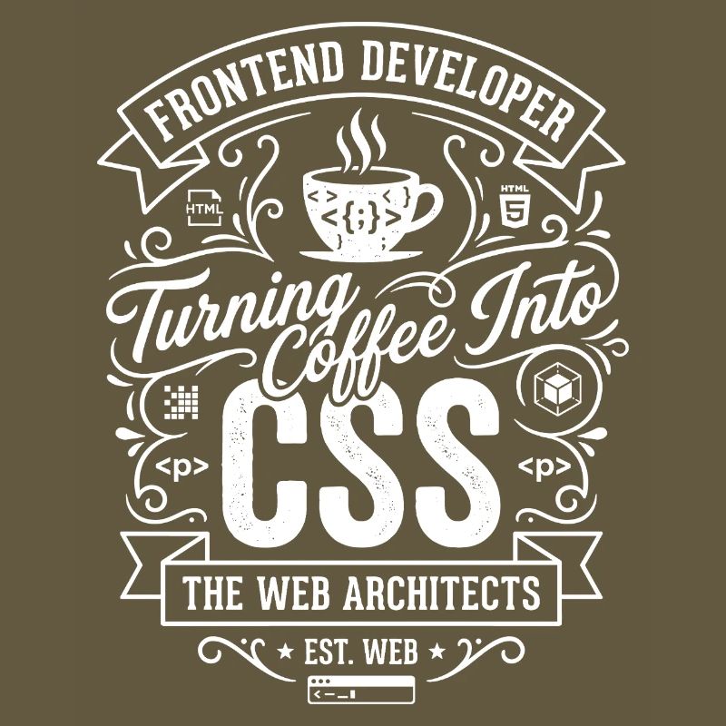 Frontend Coffee CSS Tee