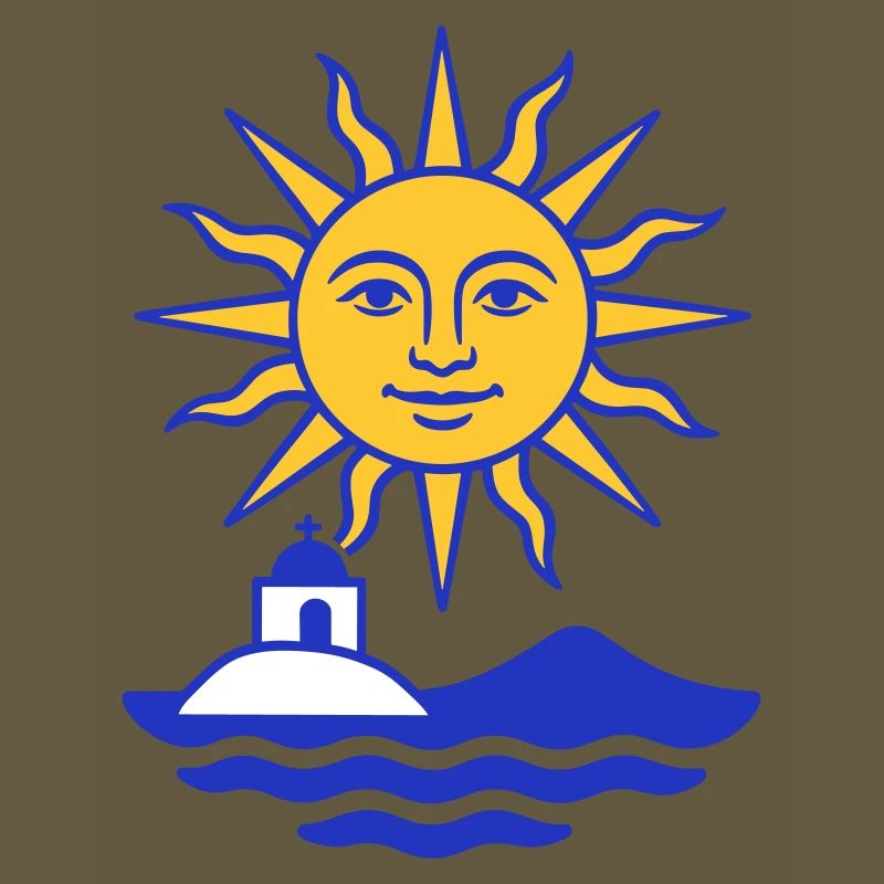 Grèce Soleil : Soleil, Eau, Chapelle