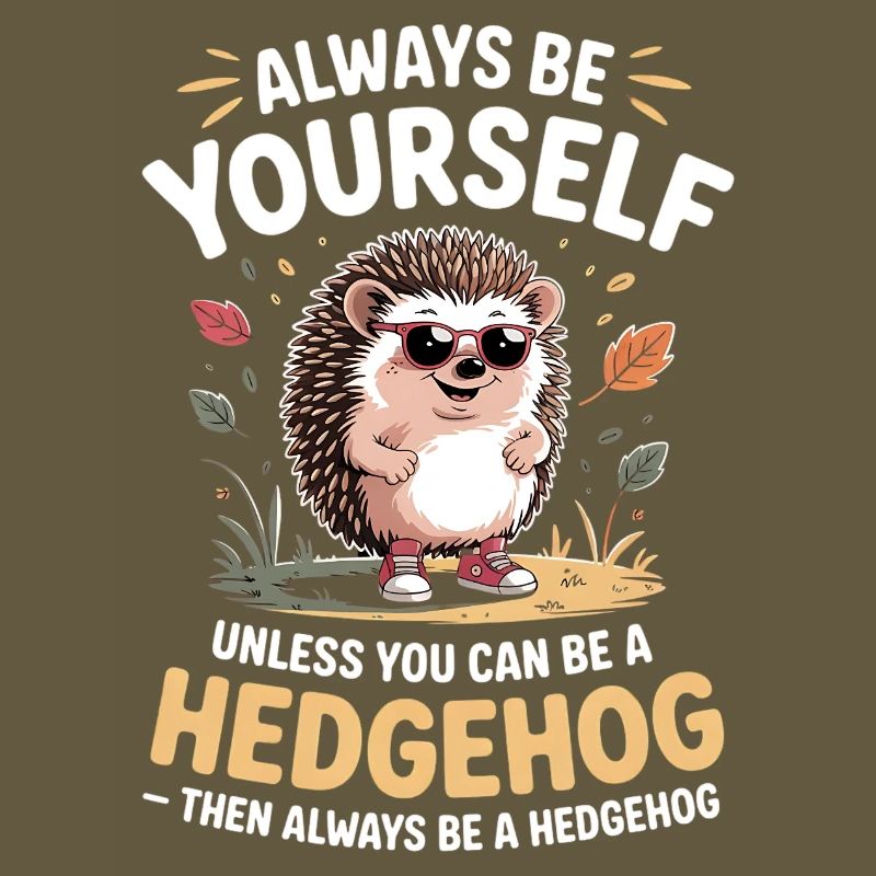 Sei immer du selbst, es sei denn, du kannst ein Igel sein.