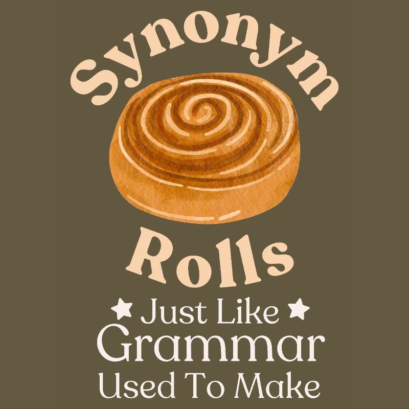 Whimsical Cinnamon Roll Typography Design