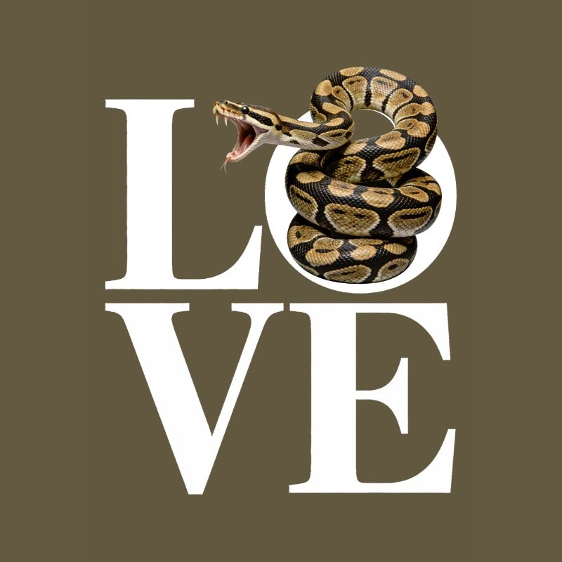 Les serpents rois Python ADORENT les pythons de terrarium