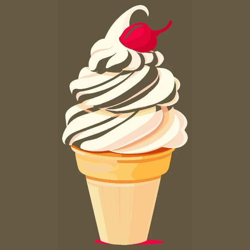Cornet de crème glacée Artwork