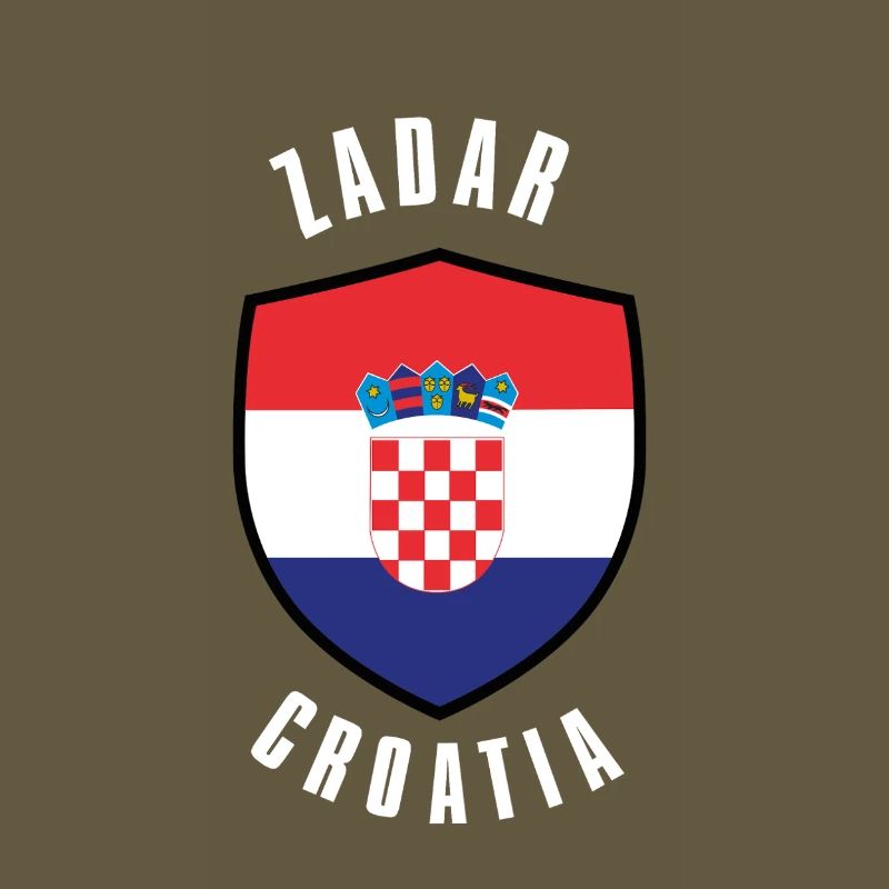 Conception du drapeau du bouclier croate