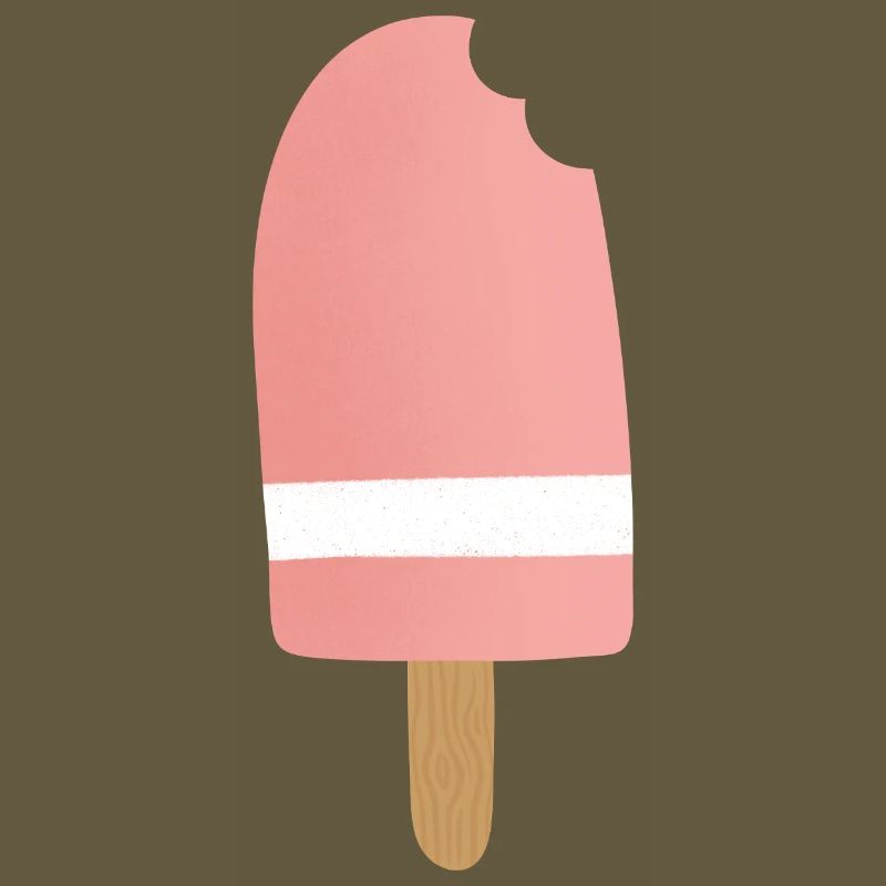 Gradient Pink Popsicle Bite