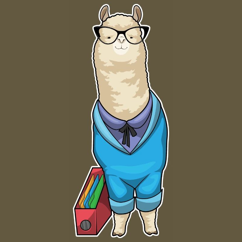 Alpaca Secretary Folder Office