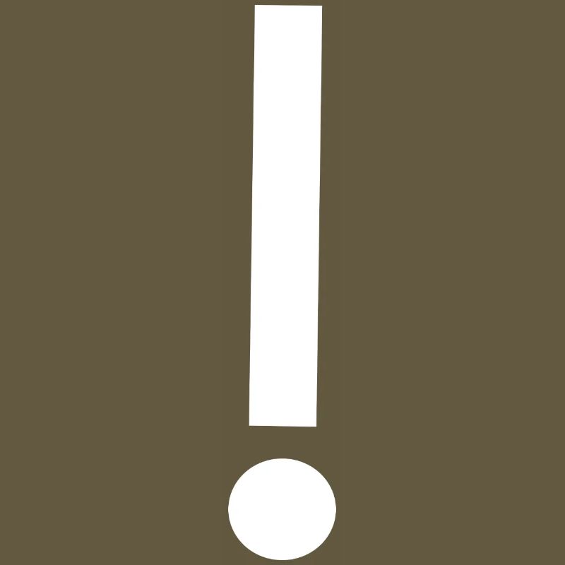 Modèle de modèle de point d’exclamation Modèle