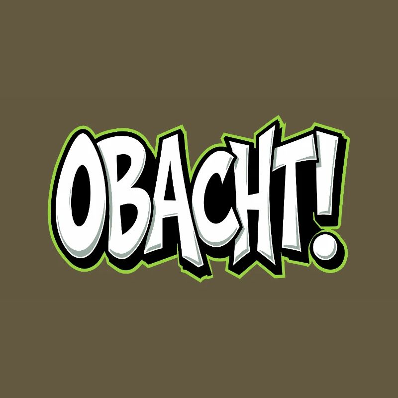 Caution Bavarian Saying Dialect Warning