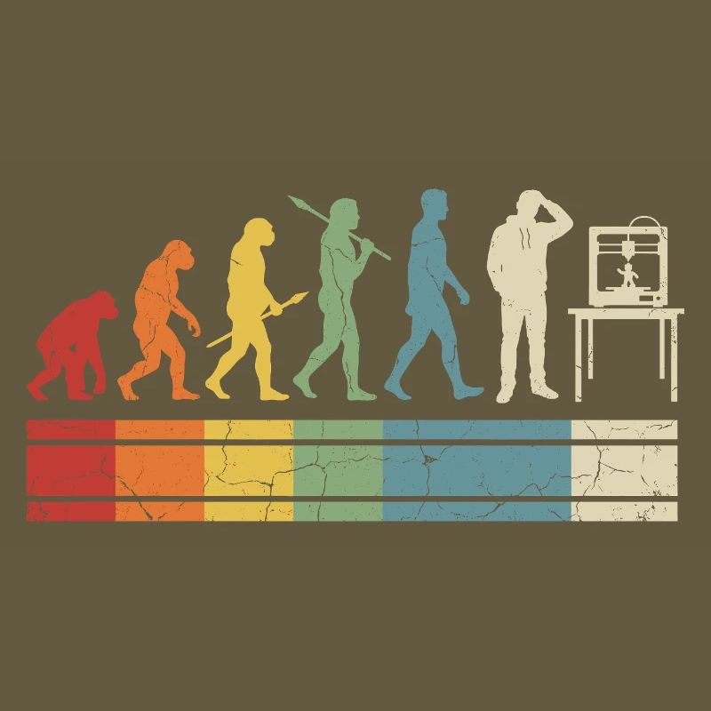 3D Druck Evolution – Vintage Maker Design