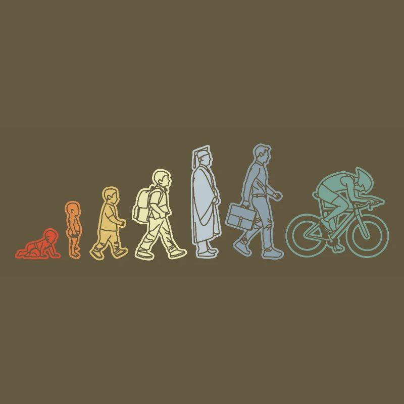 Radfahrer Evolution