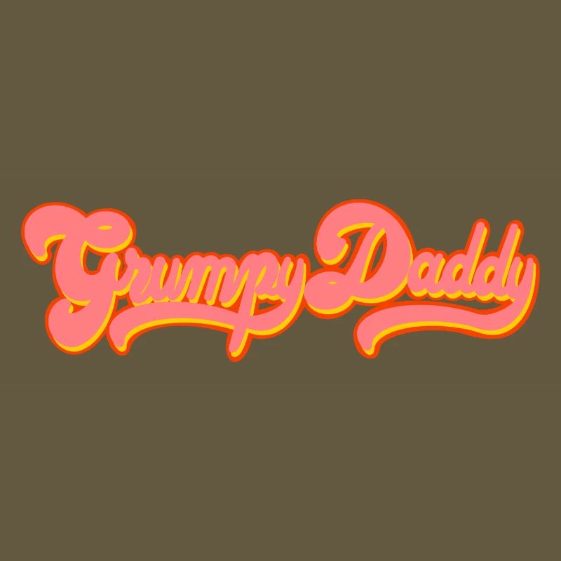 Grumpy Daddy Retro Script - Farbe "Exploitation"
