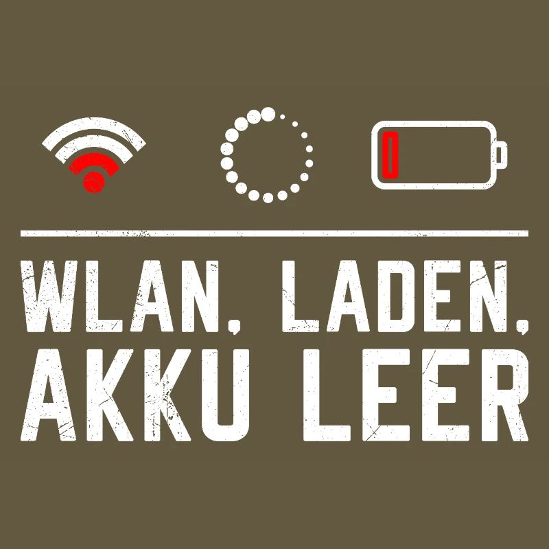 Coder WiFi. LOADING. BATTERY EMPTY FUNNY