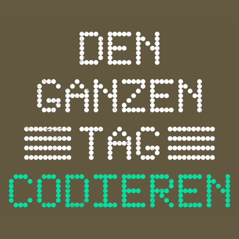 Nerd Computer DEN GANZEN TAG CODIEREN LUSTIG