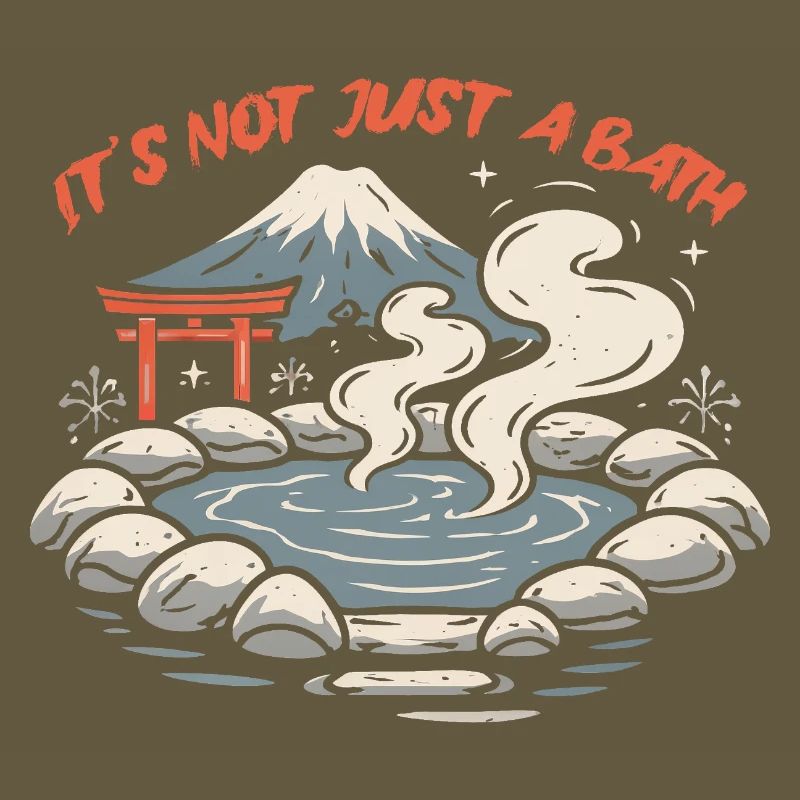 Bain de la source chaude d’Onsen