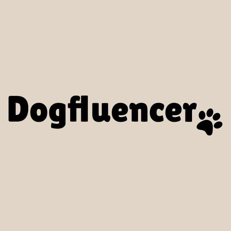 Dogfluencer influencer design gift
