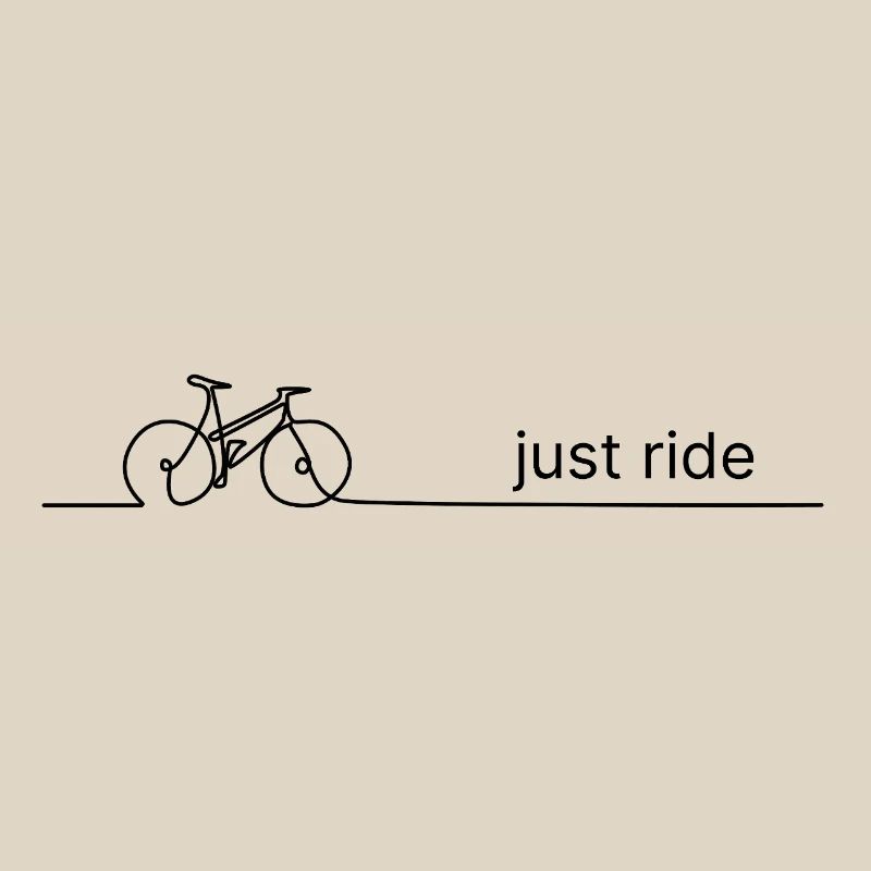 Roule simplement – Dire à vélo avec un graphique en une ligne