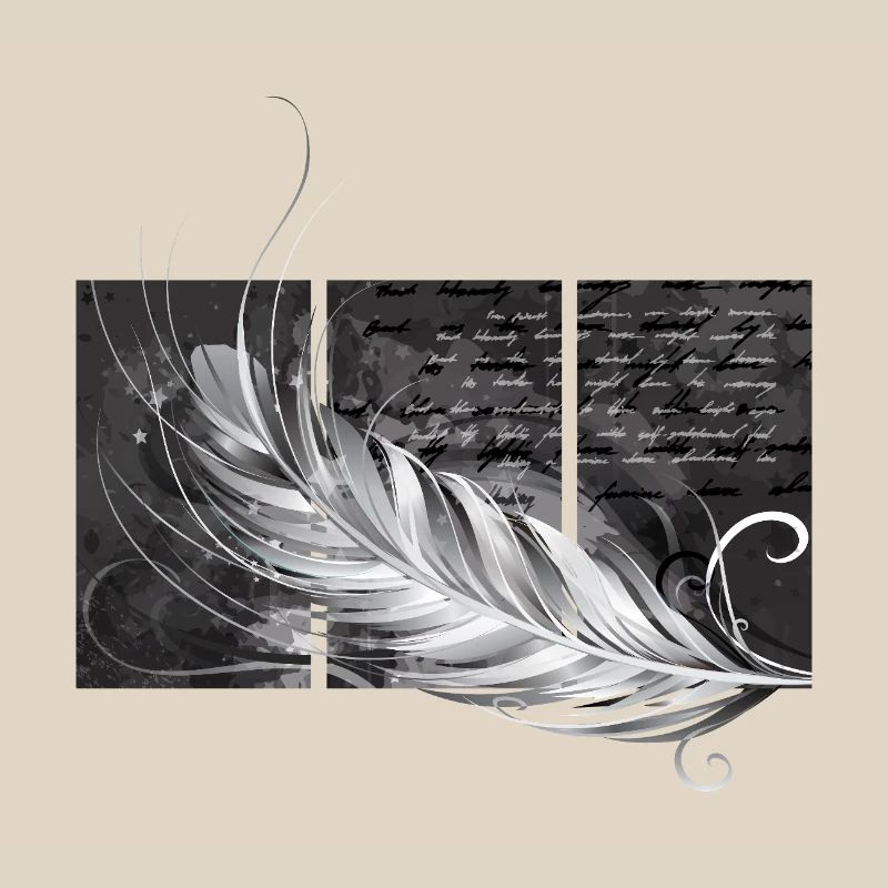 Feather Triptych