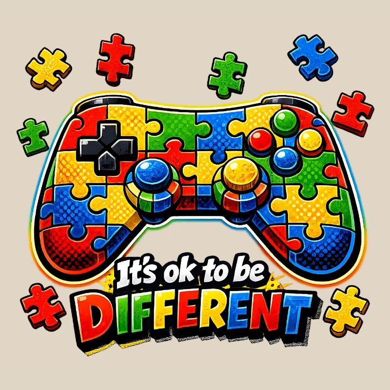 Autism Gamer Videospiel-Controller