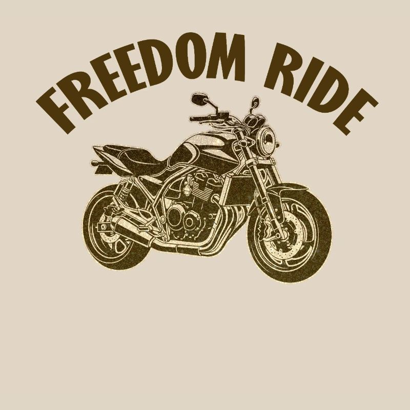 Graphic Motorcycle Freedom Engine