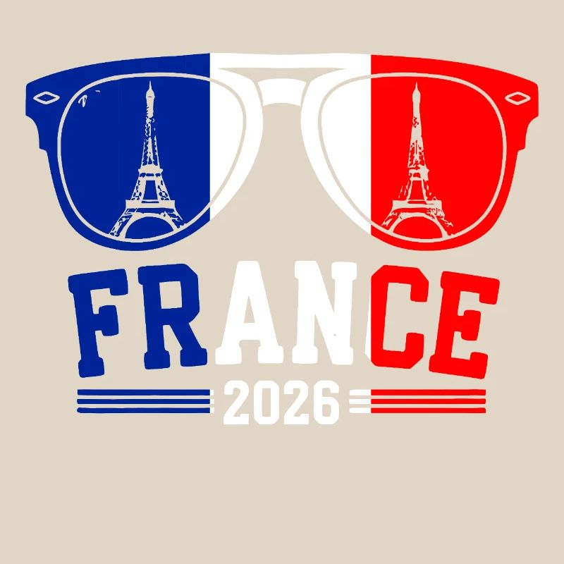 Frankreich 2026 Eiffelturm Brille