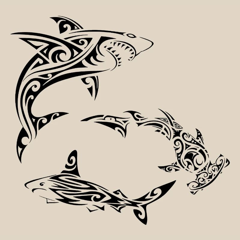 Requins polynésiens noirs