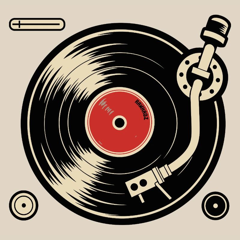 Vinyl Records Turntable Turntable Graphics