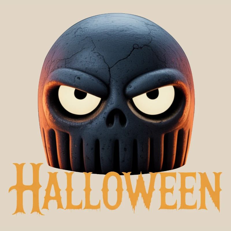 Feuer Schädel Halloween | Hexe süsses oder saures