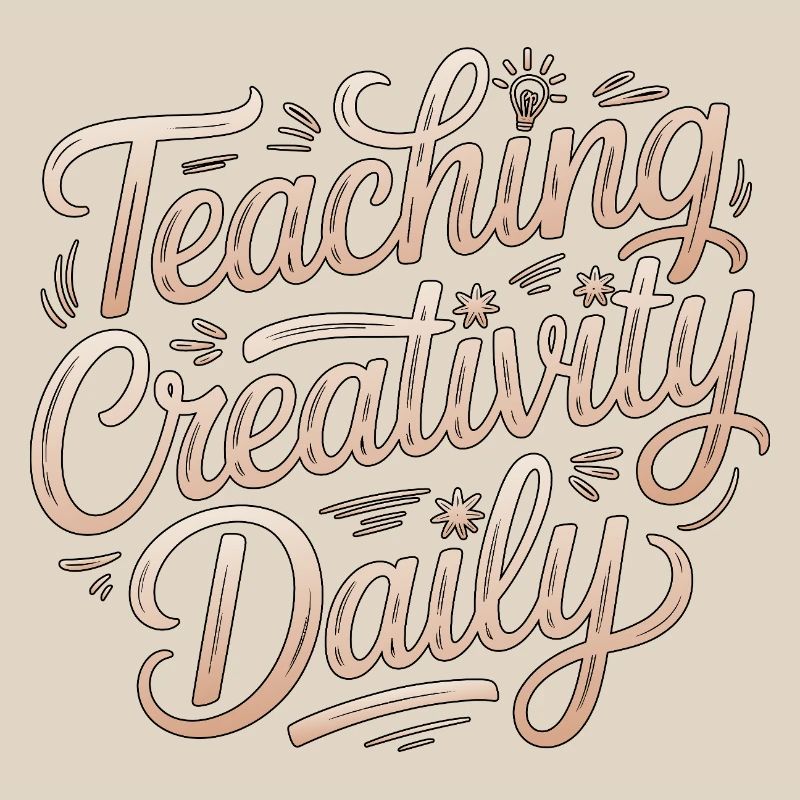 Designer Educator Teaching Creativity Art Educator