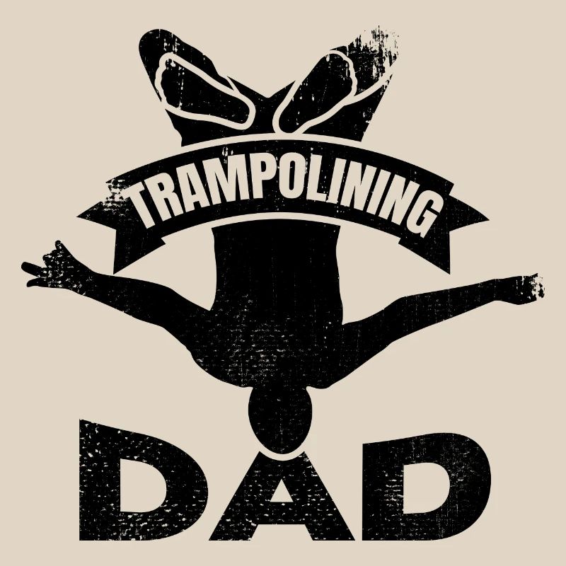 Trampoline jumper dad