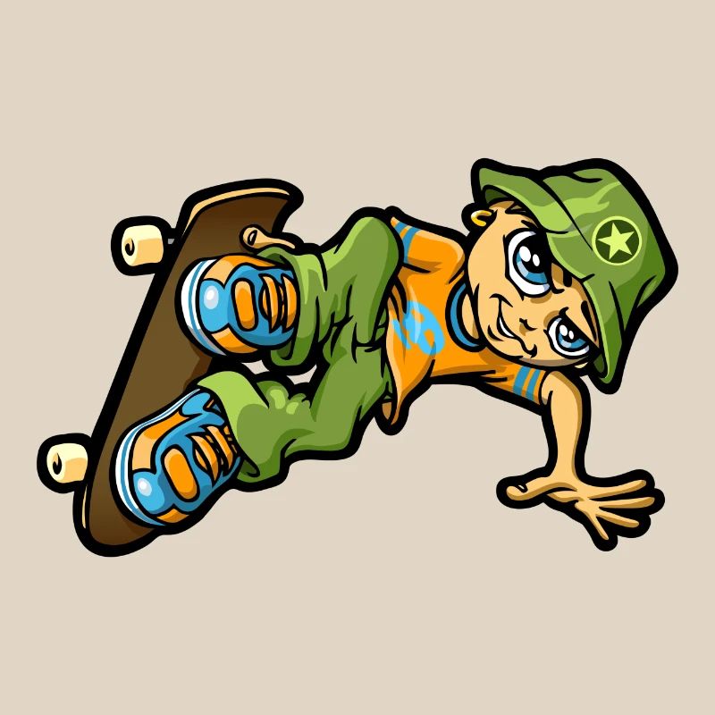 bboy in der Luft