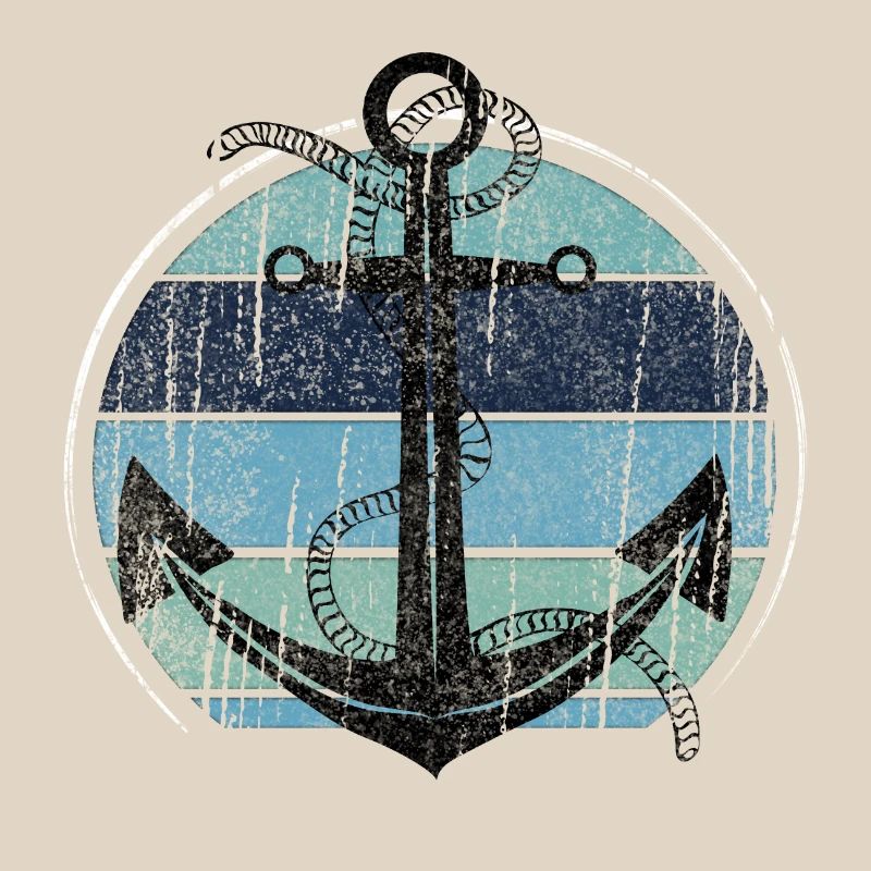 Conception maritime d’ancre vintage