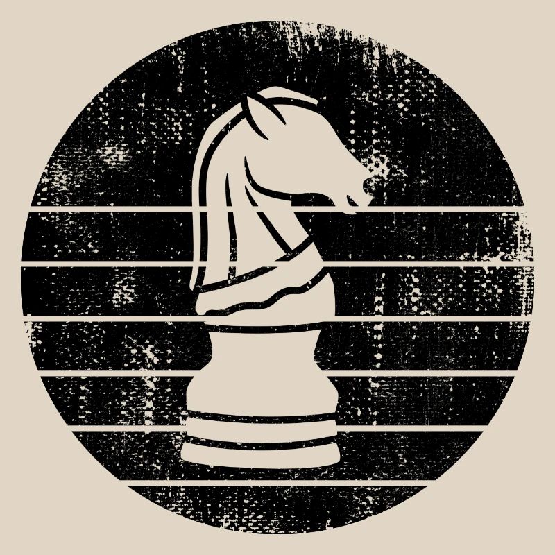 Dessin de chevalier d’échecs