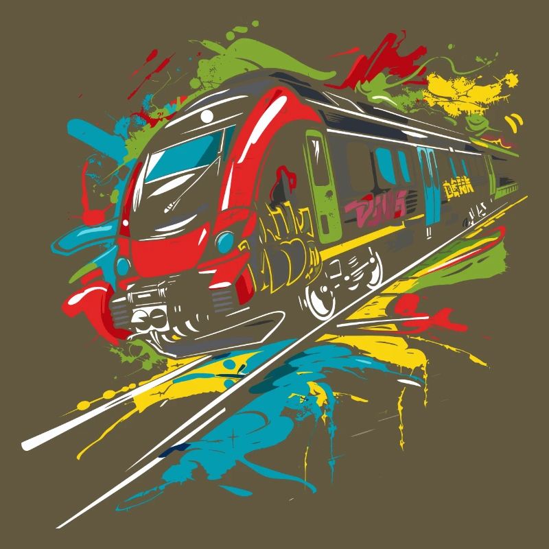 Graffiti Eisenbahn