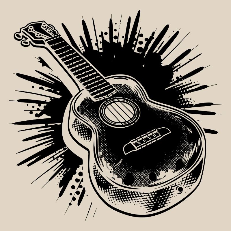 Ukulele Drawing