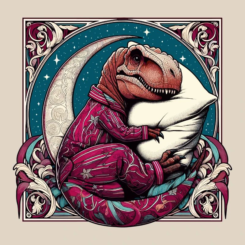 T-Rex Sleeping Hobby Gift