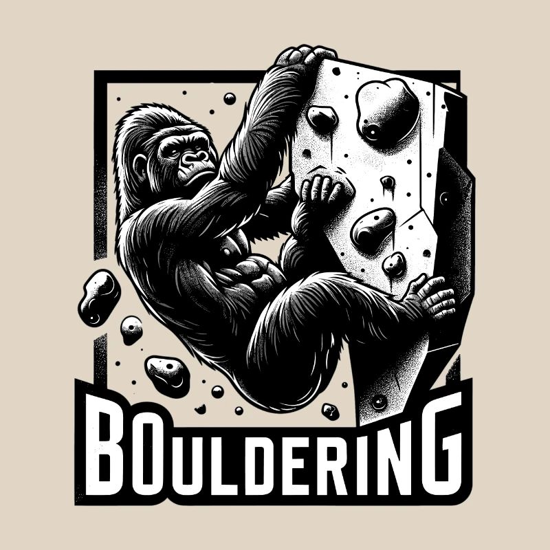 Bouldering Gorilla Silverback Gift