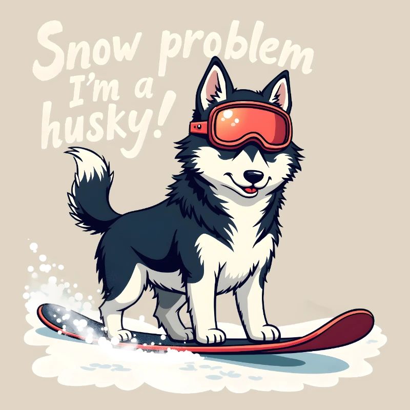 Kein Problem, ich bin ein Husky!