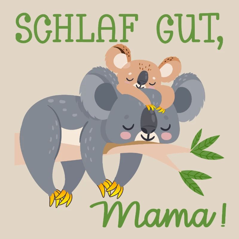 SCHLAFLOSE MAMA MUTTERTAG BABY KOALA