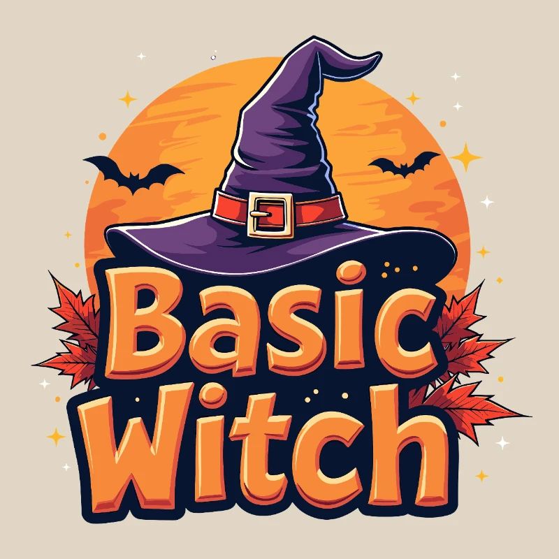 Basic Witch Halloween-Spruch
