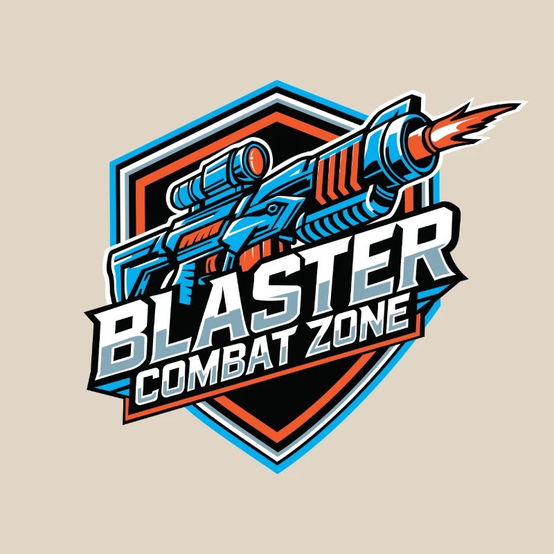 Zone de combat Blaster - Couleur du logo