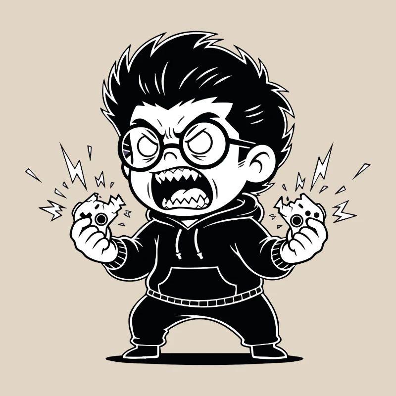 Gamer Anger Controller Broken Rage