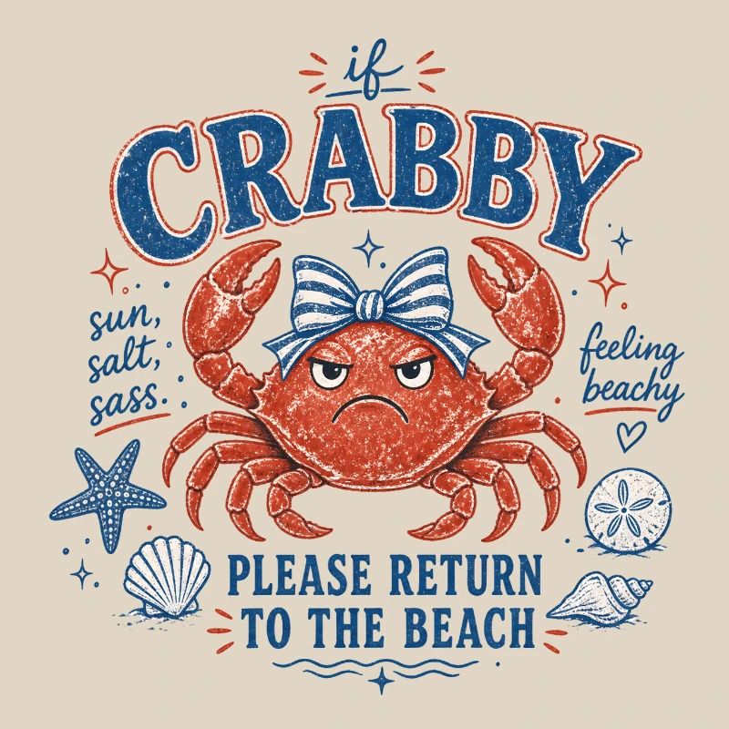Krabbe - If Crabby – Please Return to the Beach