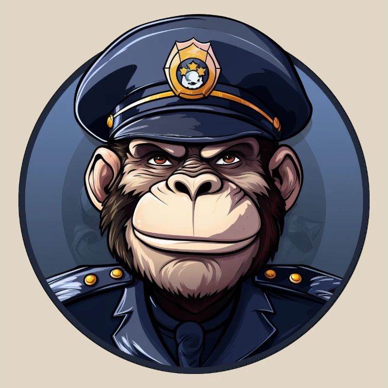 Monkey Policewoman